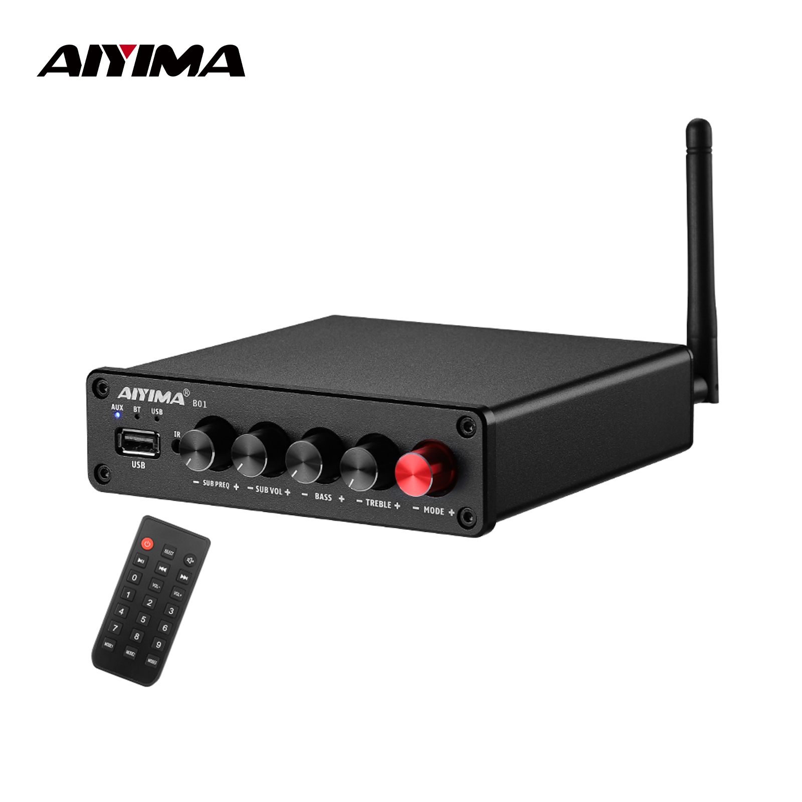 Es9018 Dac - AIYIMA B01 Bluetooth Güç Amplifikatörü 2.1