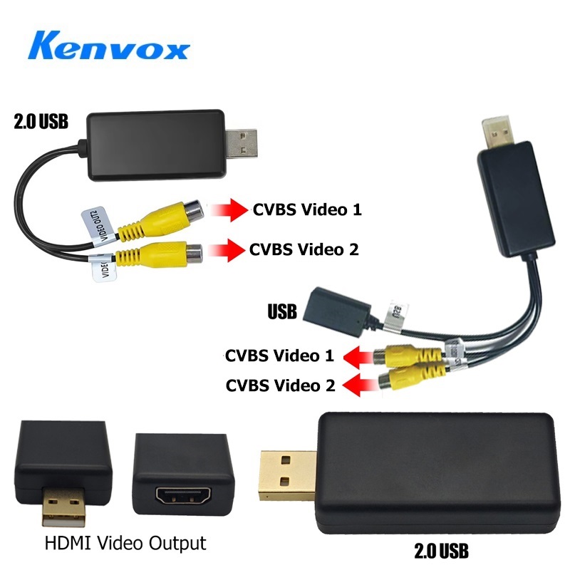 Audio Cable Rca - Kenvox Android USB Video Çıkış RCA