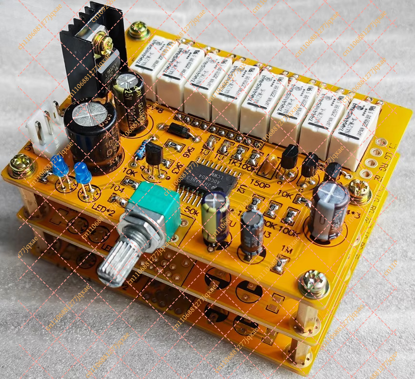 Volume Control Board - Gelişmiş R2R Röle Ses Kontrol Kartı,
