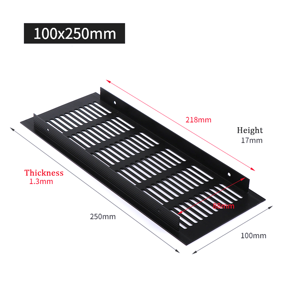150/200/225/250/300/350/400mm  - Ventilation Grille Aluminum incelemesi ve fiyatı