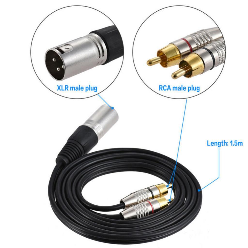 XLR Ses Ayırıcı Kablosu, Çift  - Audio Cable Rca incelemesi ve fiyatı