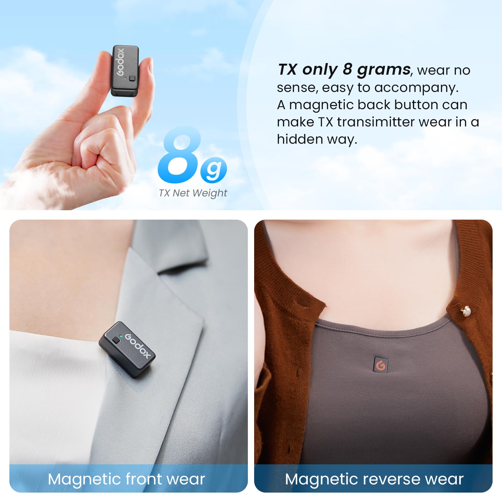 GODOX Magic XT1 Kablosuz Yaka  - Condenser Microphone Kit incelemesi ve fiyatı