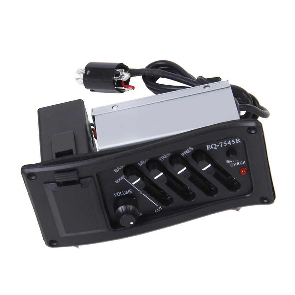 Akustik Gitar için 4 Bantlı EQ - Volume Control Board incelemesi ve fiyatı