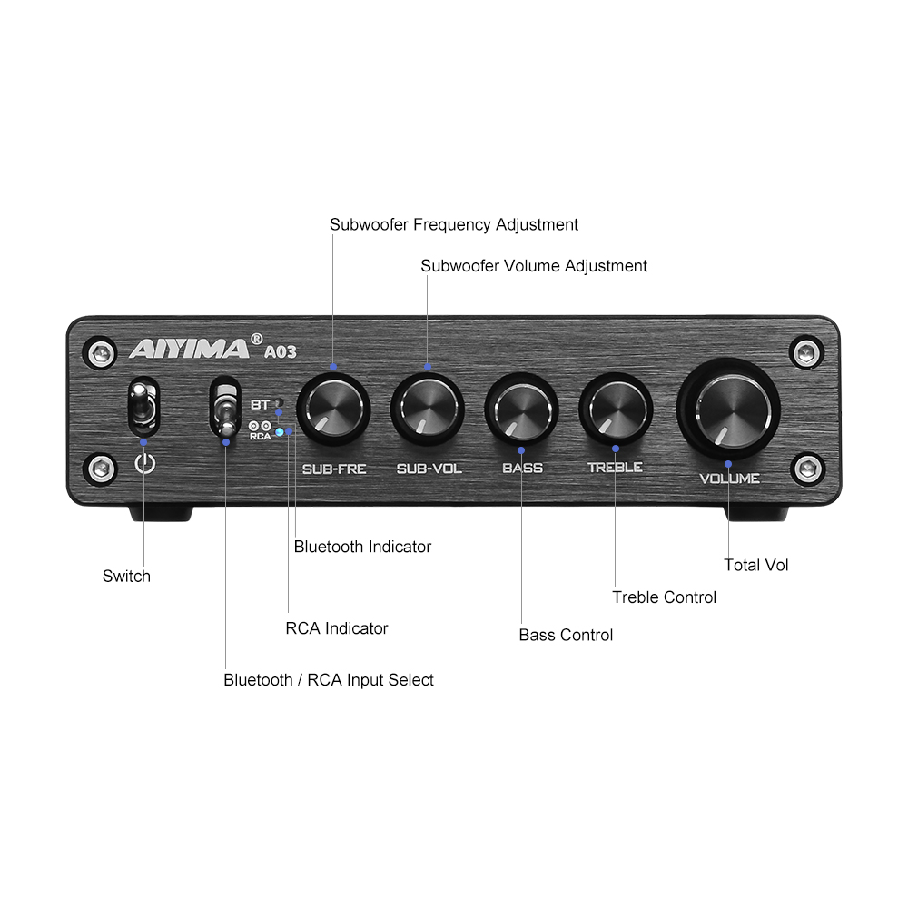 AIYIMA A03 TPA3116 Amplificado - Es9018 Dac incelemesi ve fiyatı