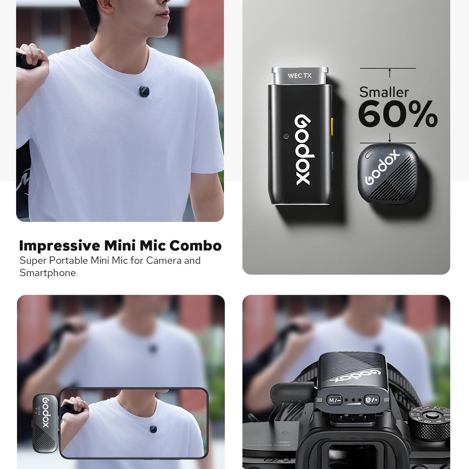 GODOX Cube-C Kablosuz Yaka Mik - Condenser Microphone Kit incelemesi ve fiyatı