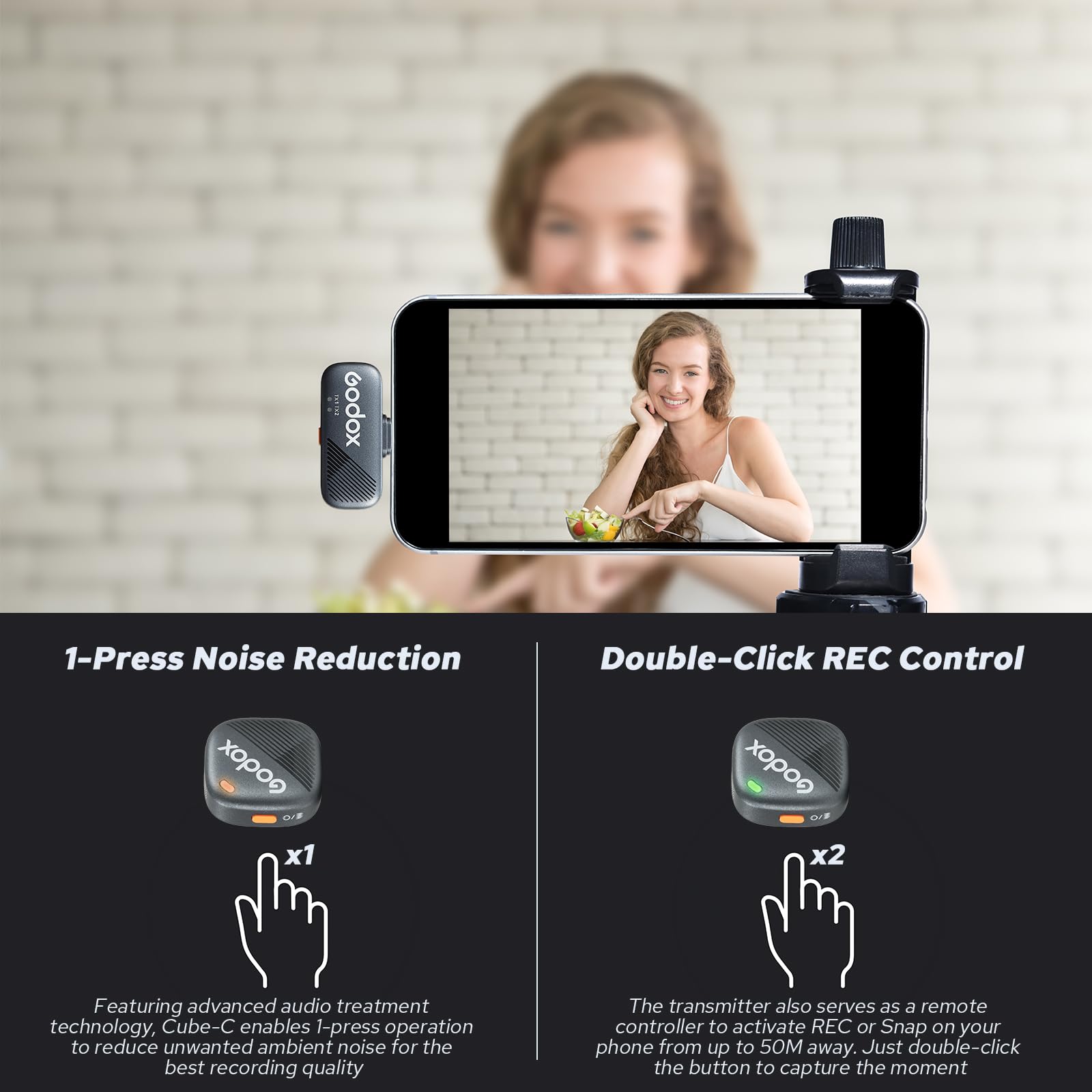 GODOX Cube-C Kablosuz Yaka Mik - Condenser Microphone Kit incelemesi ve fiyatı
