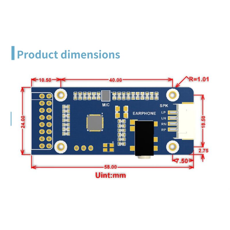 WM8960, Raspberry Pi için 5/7  - Diy Speaker incelemesi ve fiyatı