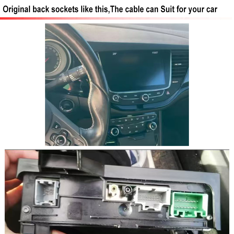 Opel Astra K için Araba Radyo  - Audio Cable Rca incelemesi ve fiyatı