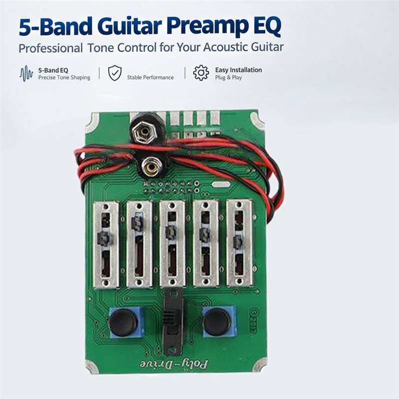 CGDS-Piezo 5 Bantlı EQ Akustik - Passive Preamp incelemesi ve fiyatı